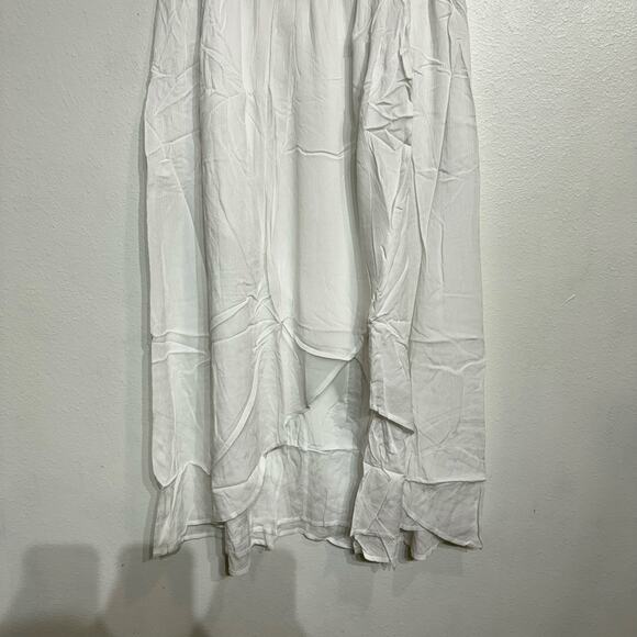 INC International Concepts White Smocked Waist Convertible Skirt Sz XL NWT - Picture 4 of 14